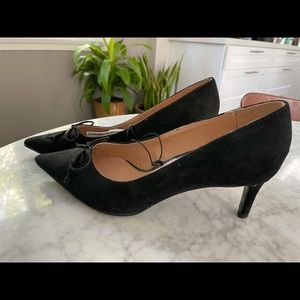 Zara suede kitten heels 👠